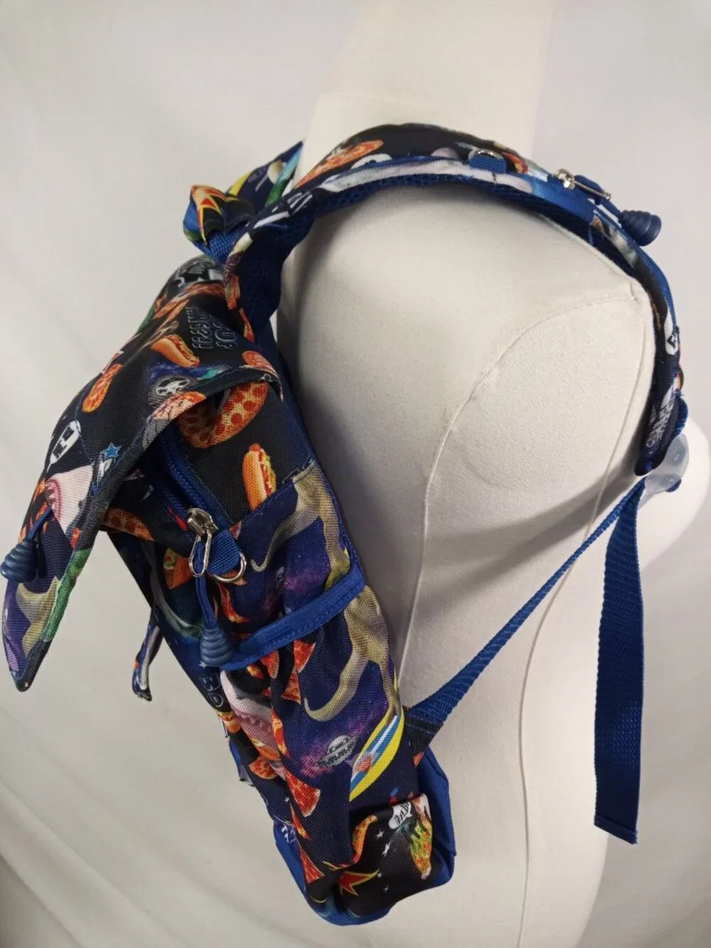 Bixbee Kid's Blue + Orange Backpack